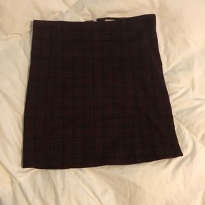 Plaid Mini Skirt